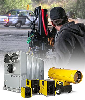 Filmkészítés során speciális körülmények biztosítása - Trotec  profi berendezések